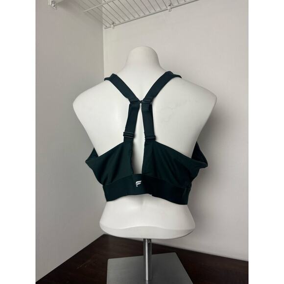 Fabletics Sports Bra Medium Impact Green 2X NWOT - Picture 5 of 6